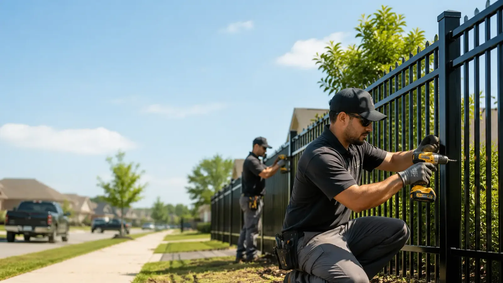Metal Fence Installation in Dallas, TX